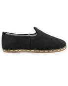 Top view Black Suede Yemeni Shoes - Handcrafted Calf Leather | Bespoky