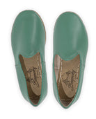 Side view Green Yemeni Shoes - Calf Leather Zero Drop | Bespoky