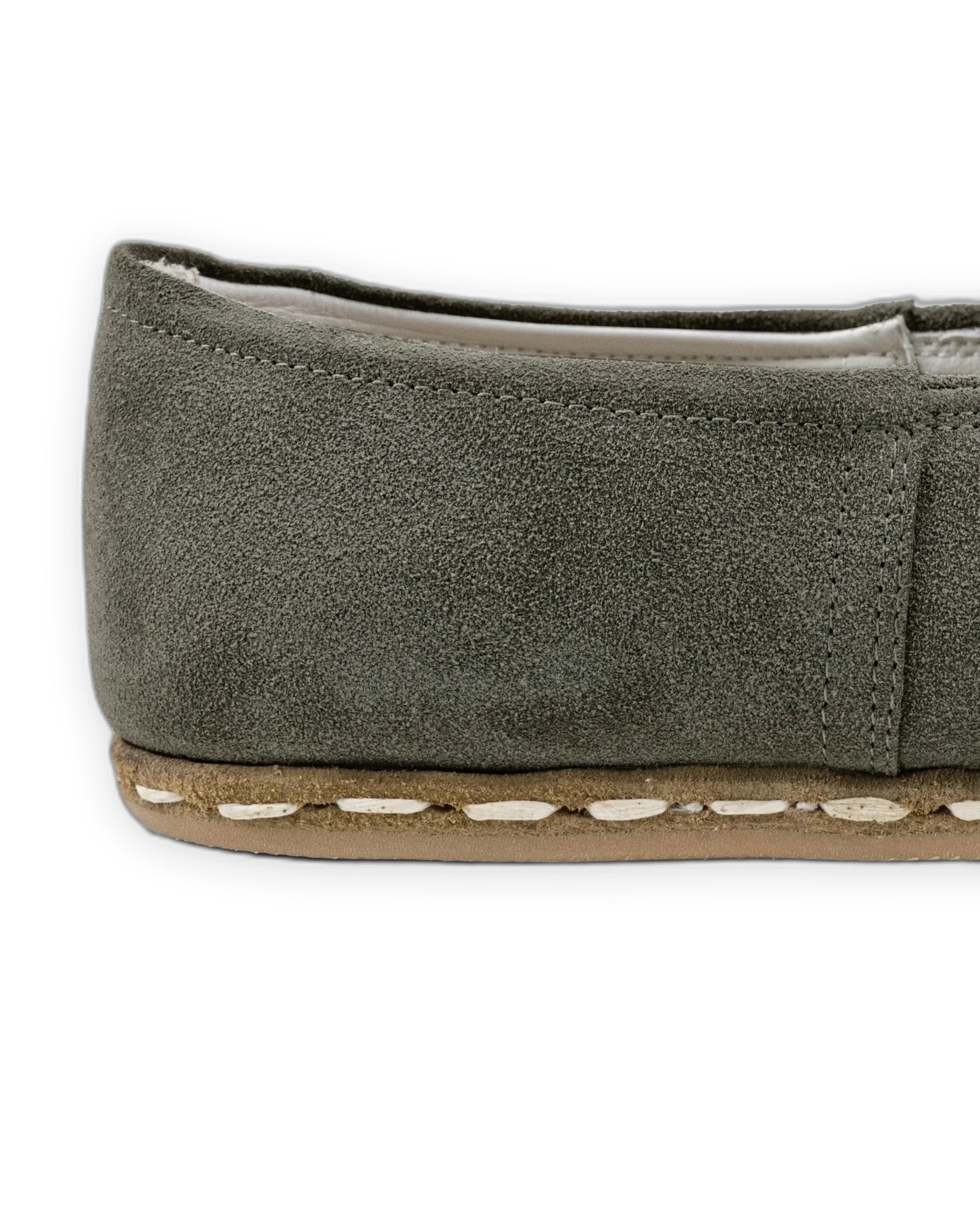 Detail Suede Yemeni Shoes - Handcrafted Calf Leather Turkey | Bespoky