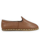Top view Tan Yemeni Shoes - Handcrafted Calf Leather | Bespoky