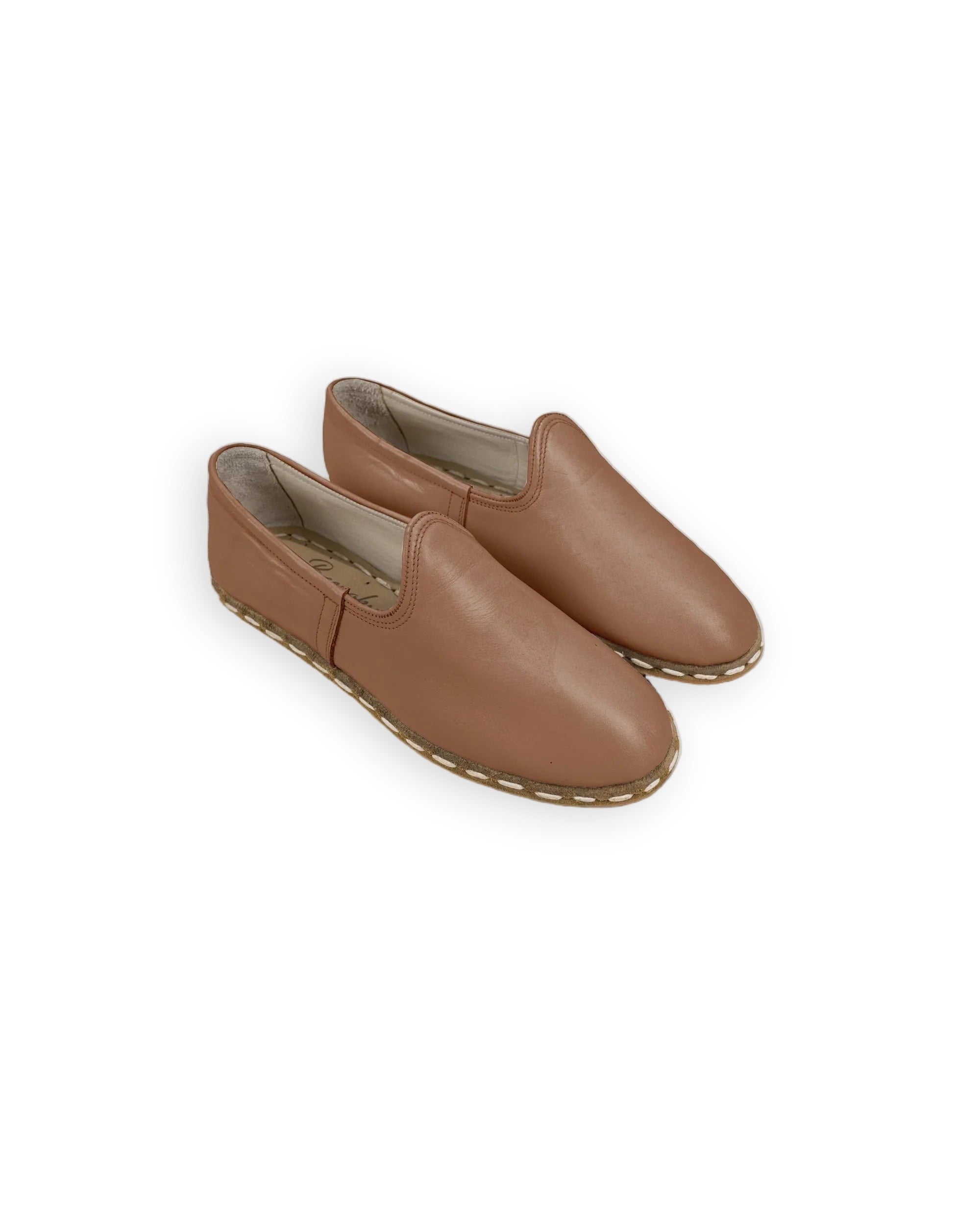 Men's Tan Yemeni Shoes - Handcrafted Calf Leather Wide Toe Box | Bespoky