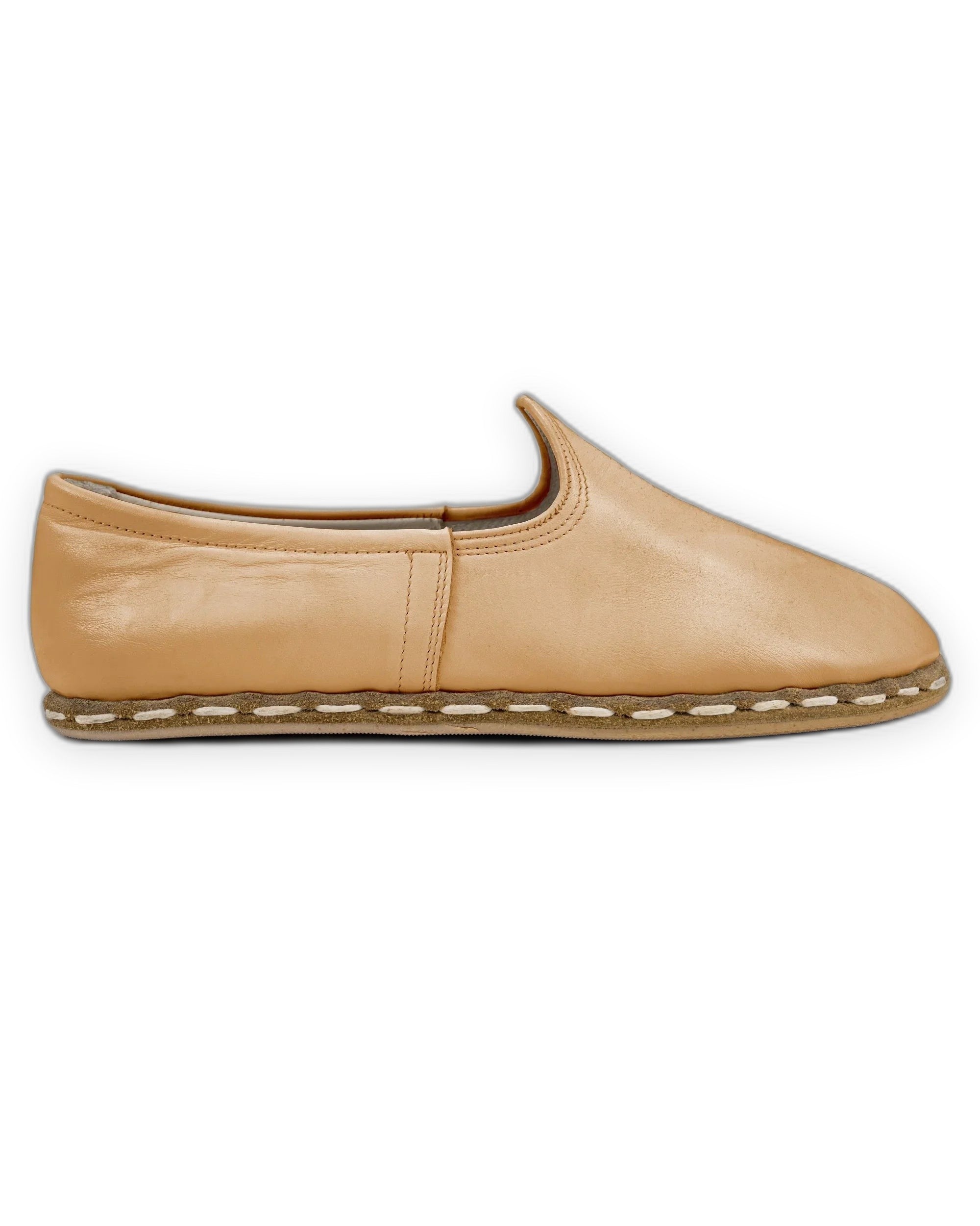 Top view Melon Yellow Yemeni Shoes - Handcrafted Calf Leather | Bespoky