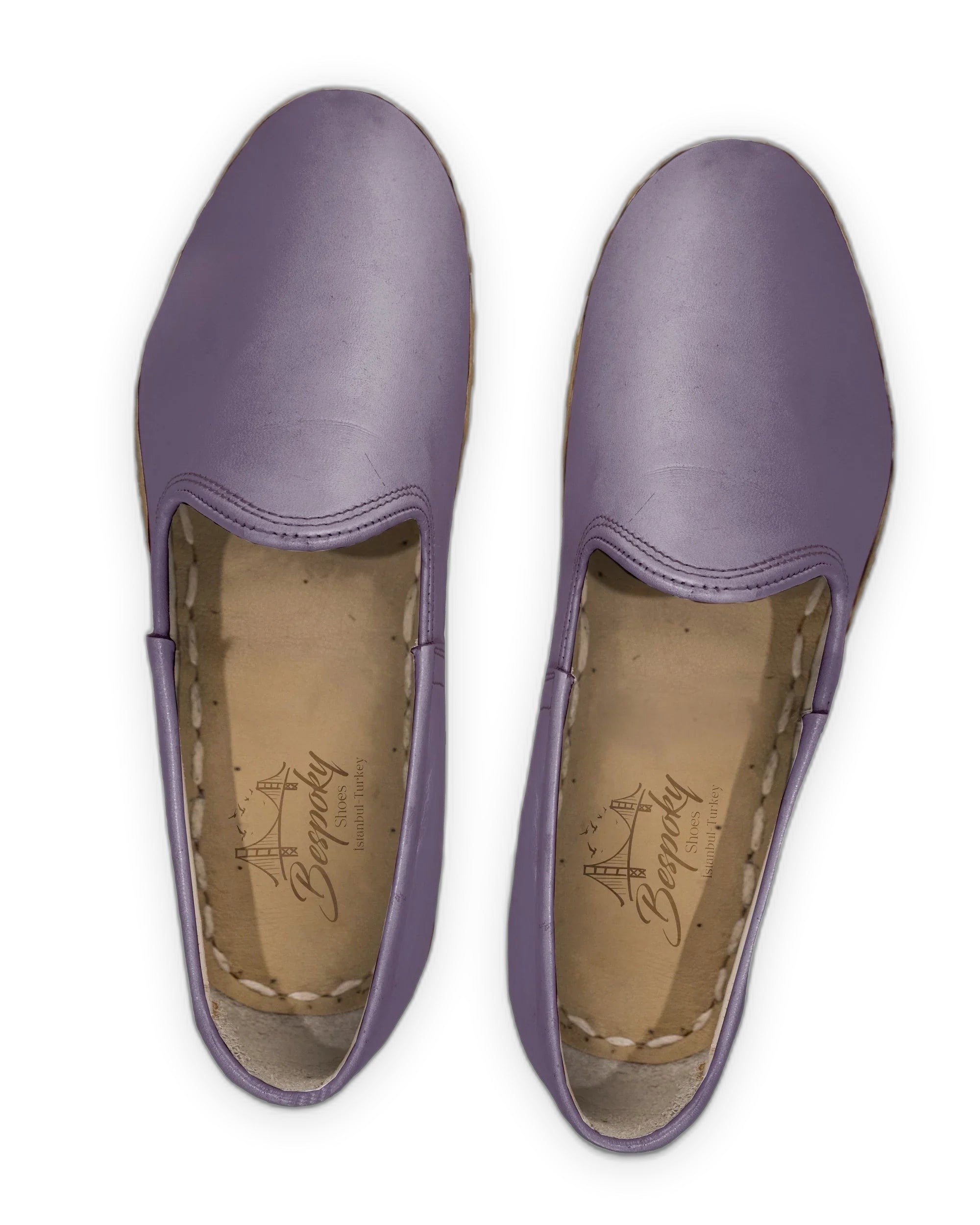 Side view Purple Yemeni Shoes - Calf Leather Zero Drop | Bespoky