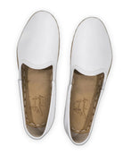 Side view White Yemeni Shoes - Calf Leather Zero Drop | Bespoky