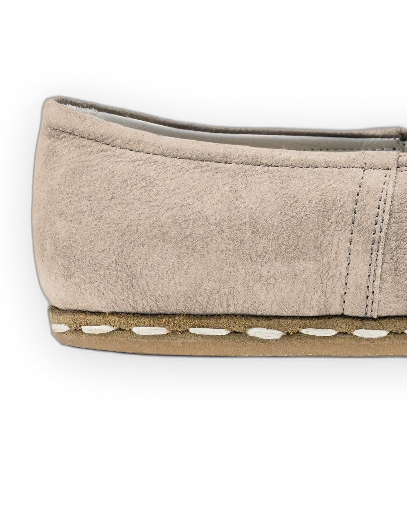 Detail Beige Yemeni Shoes - Handcrafted Calf Leather Turkey | Bespoky
