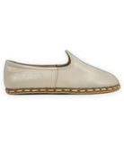Top view Beige Yemeni Shoes - Handcrafted Calf Leather | Bespoky