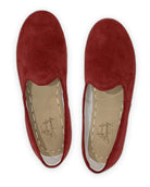 Top view Burgundy Yemeni Shoes - Handcrafted Calf Leather | Bespoky