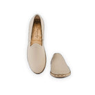 Side view Cream Yemeni Shoes - Calf Leather Zero Drop | Bespoky