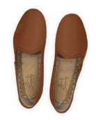 Side view Dark Tan Yemeni Shoes - Calf Leather Zero Drop | Bespoky