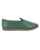 Top view Green Yemeni Shoes - Handcrafted Calf Leather | Bespoky