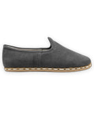 Top view Grey Yemeni Shoes - Handcrafted Calf Leather | Bespoky