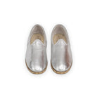 Side view Silver Yemeni Shoes - Calf Leather Zero Drop | Bespoky