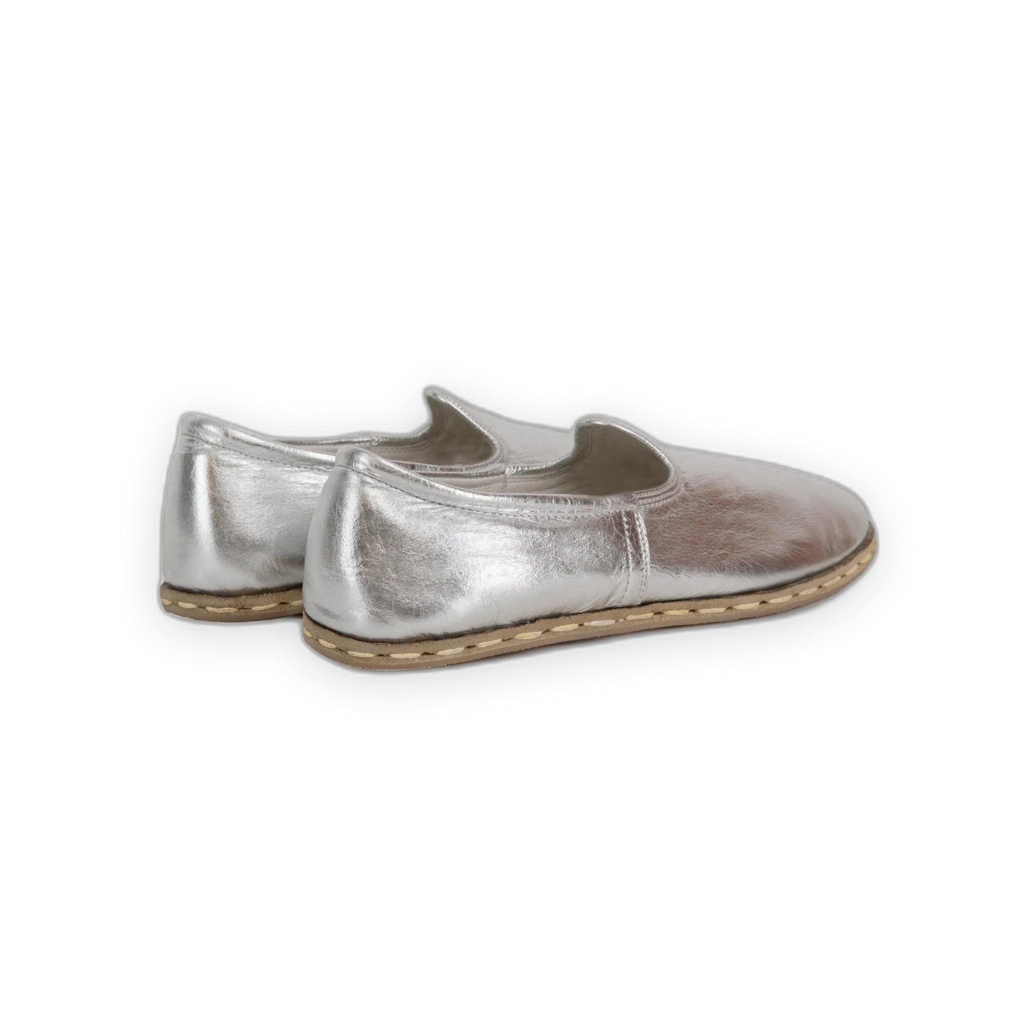 Detail Silver Yemeni Shoes - Handcrafted Calf Leather Turkey | Bespoky