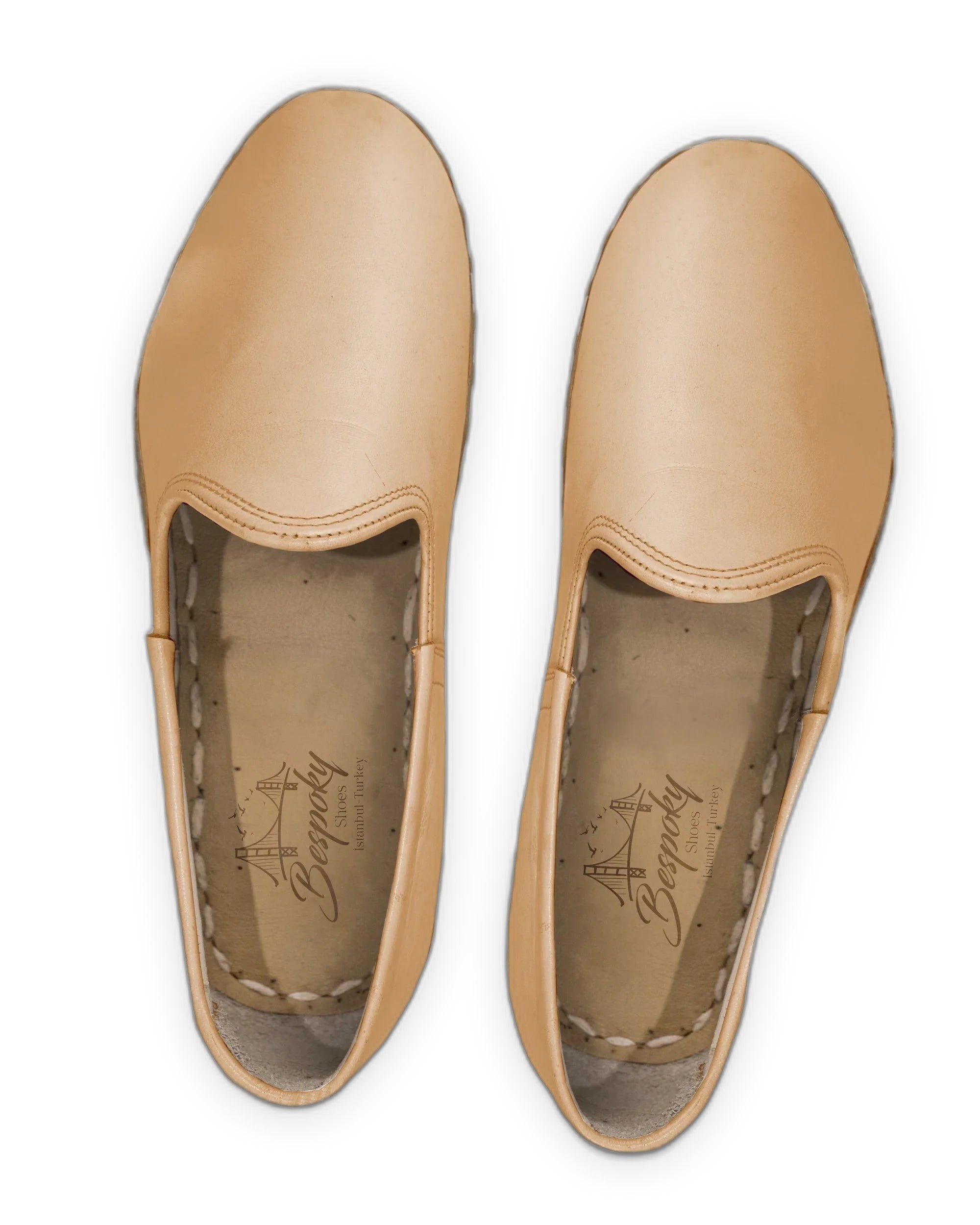 Side view Melon Yellow Yemeni Shoes - Calf Leather Zero Drop | Bespoky