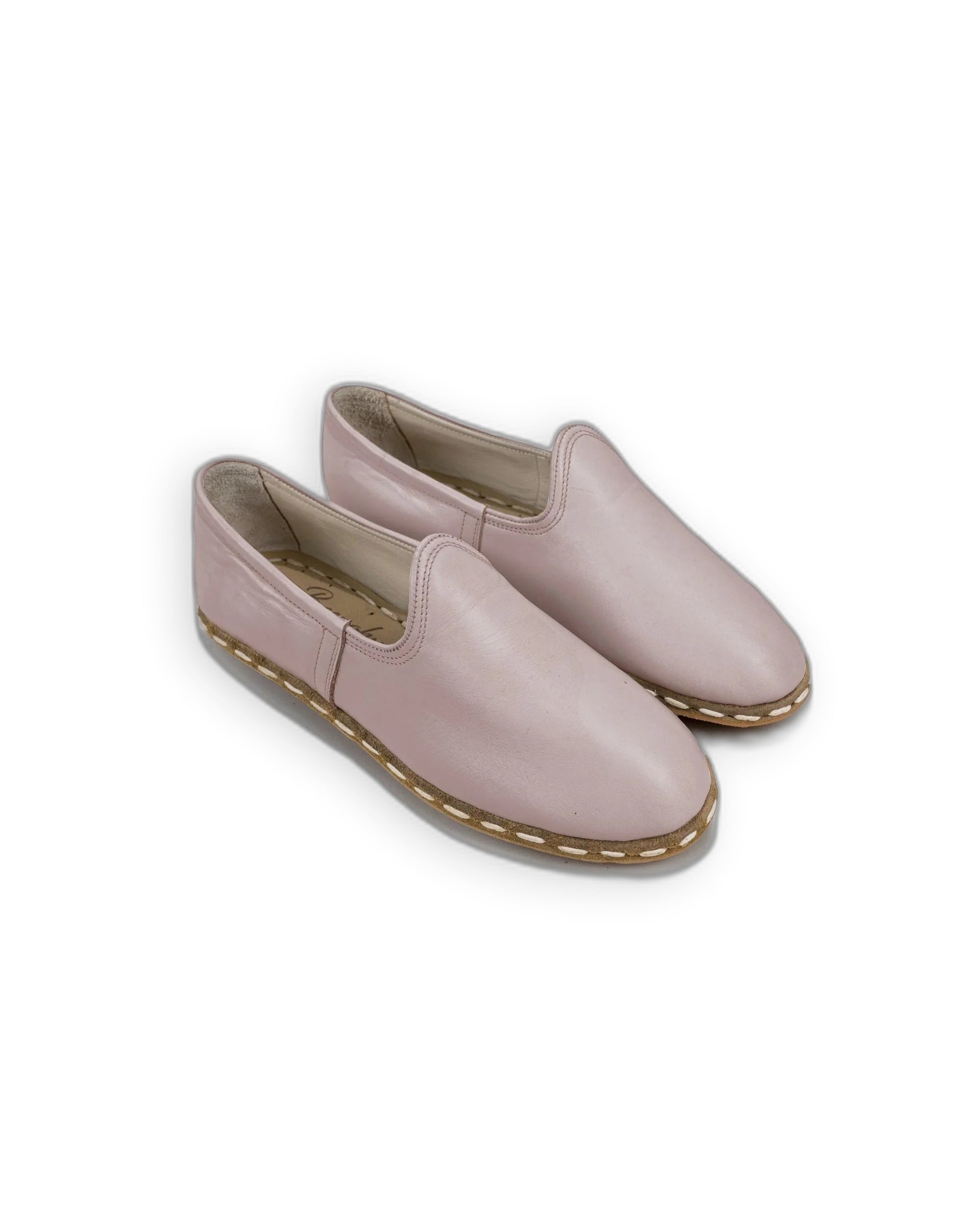 Women's Pink Yemeni Shoes - Handcrafted Calf Leather Wide Toe Box | Bespoky