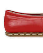 Top view Red Yemeni Shoes - Handcrafted Calf Leather | Bespoky