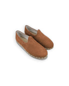 Women's Tan Yemeni Shoes - Handcrafted Calf Leather Wide Toe Box | Bespoky