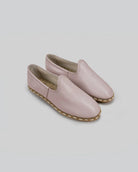 Women's Pink Yemeni Shoes - Handcrafted Calf Leather Wide Toe Box | Bespoky