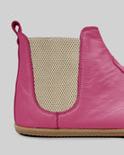 Detail Fuchsia Chelsea Boots - Handcrafted Calf Leather Turkey | Bespoky