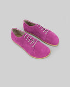 Women's Pink Barefoot Sneaker - Handcrafted Calf Leather Wide Toe Box | Bespoky