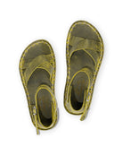 Women's Yellow Barefoot Sandal - Handcrafted Calf Leather Wide Toe Box | Bespoky
