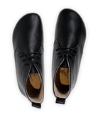 Top view Black Ankle Boots - Handcrafted Calf Leather | Bespoky
