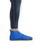 Sole detail Blue Ankle Boots - Zero Drop Calf Leather | Bespoky