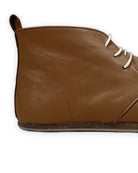 Detail Dark Tan Ankle Boots - Handcrafted Calf Leather Turkey | Bespoky