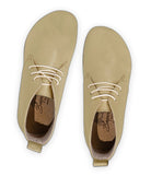Side view Yellow Ankle Boots - Calf Leather Zero Drop | Bespoky