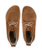 Side view Suede Ankle Boots - Calf Leather Zero Drop | Bespoky
