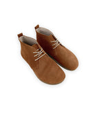 Men's Suede Ankle Boots - Handcrafted Calf Leather Wide Toe Box | Bespoky