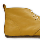 Detail Mustard Ankle Boots - Handcrafted Calf Leather Turkey | Bespoky