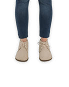 Detail Beige Ankle Boots - Handcrafted Calf Leather Turkey | Bespoky