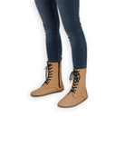 Back view Undyed Barefoot Boot - Calf Leather Handcrafted | Bespoky