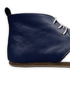 Detail Navy Blue Ankle Boots - Handcrafted Calf Leather Turkey | Bespoky
