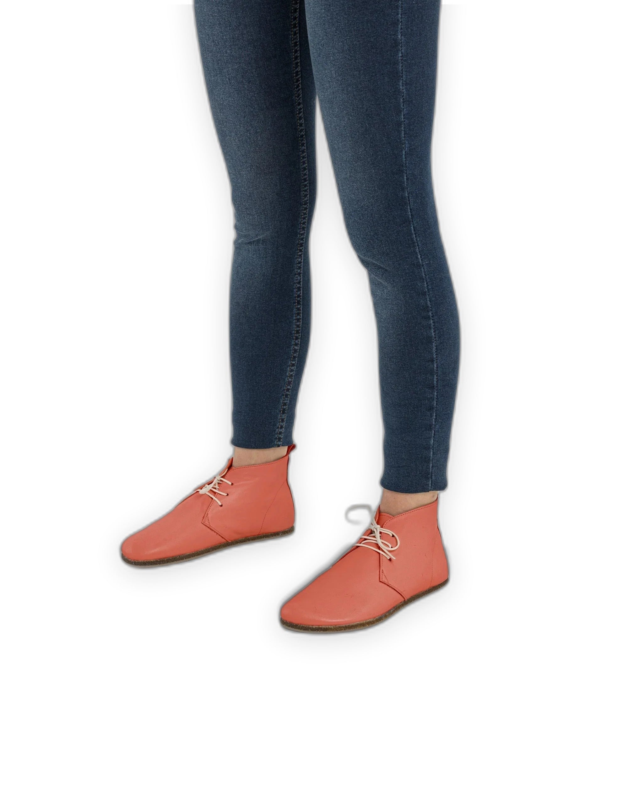 Detail Pomegranate Ankle Boots - Handcrafted Calf Leather Turkey | Bespoky