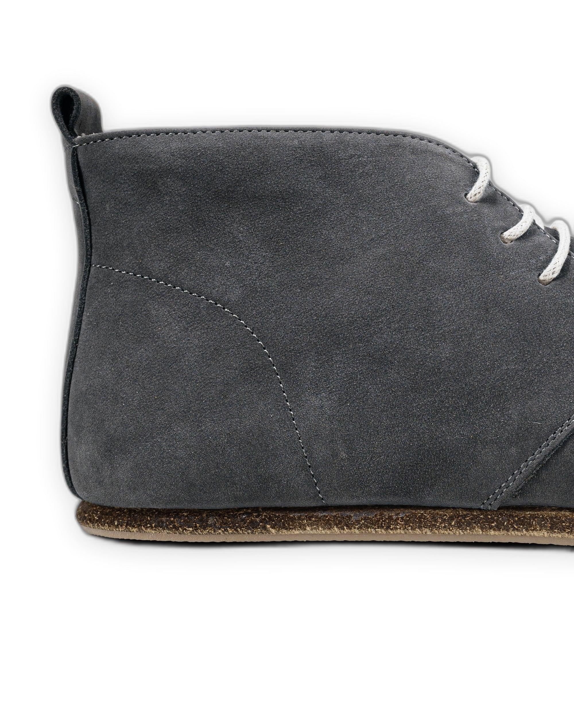 Detail Smoked Nubuck Ankle Boots - Handcrafted Calf Leather Turkey | Bespoky