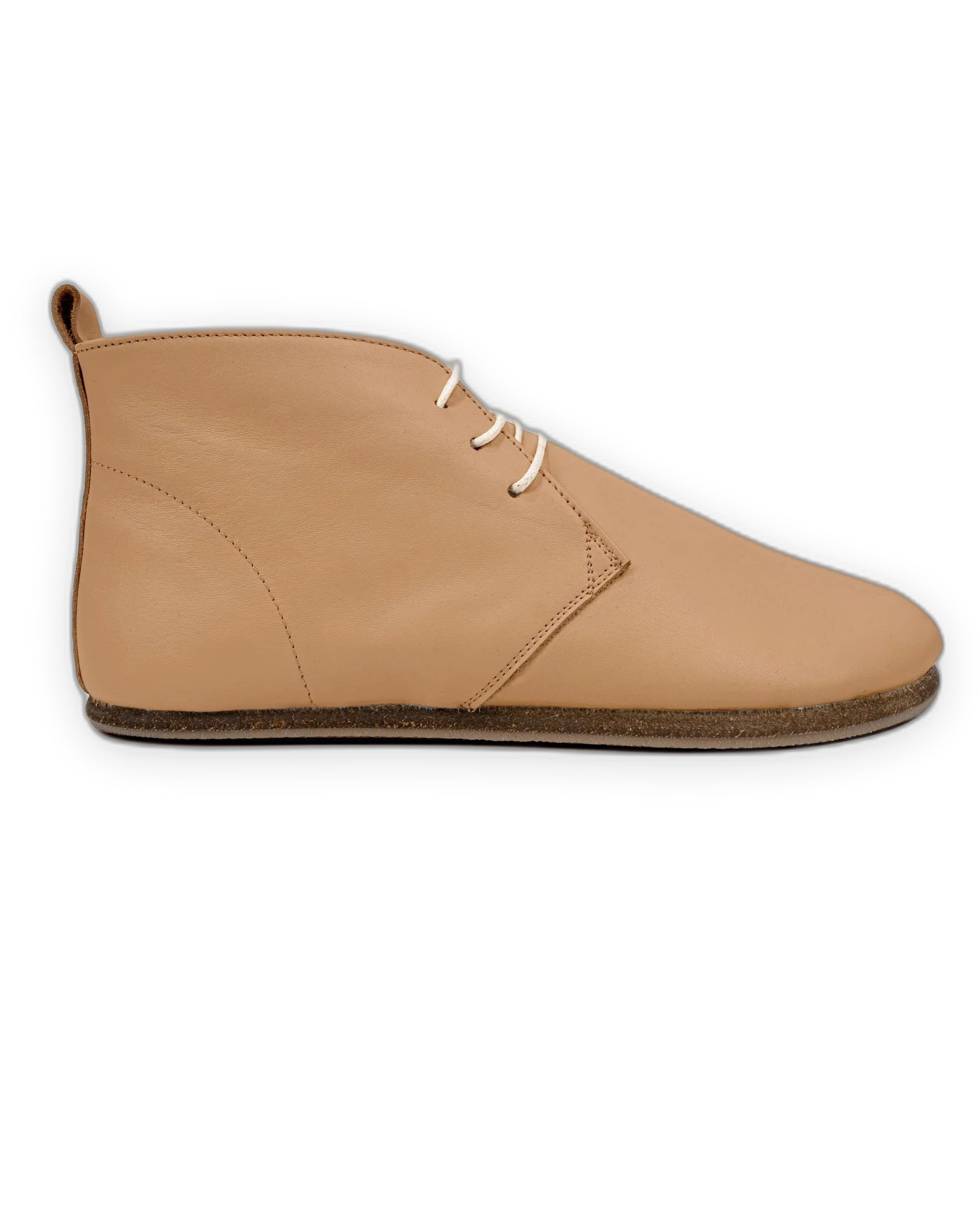 Sole detail Undyed Ankle Boots - Zero Drop Calf Leather | Bespoky