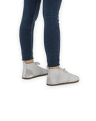 Back view White Ankle Boots - Calf Leather Handcrafted | Bespoky