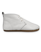 Sole detail White Ankle Boots - Zero Drop Calf Leather | Bespoky