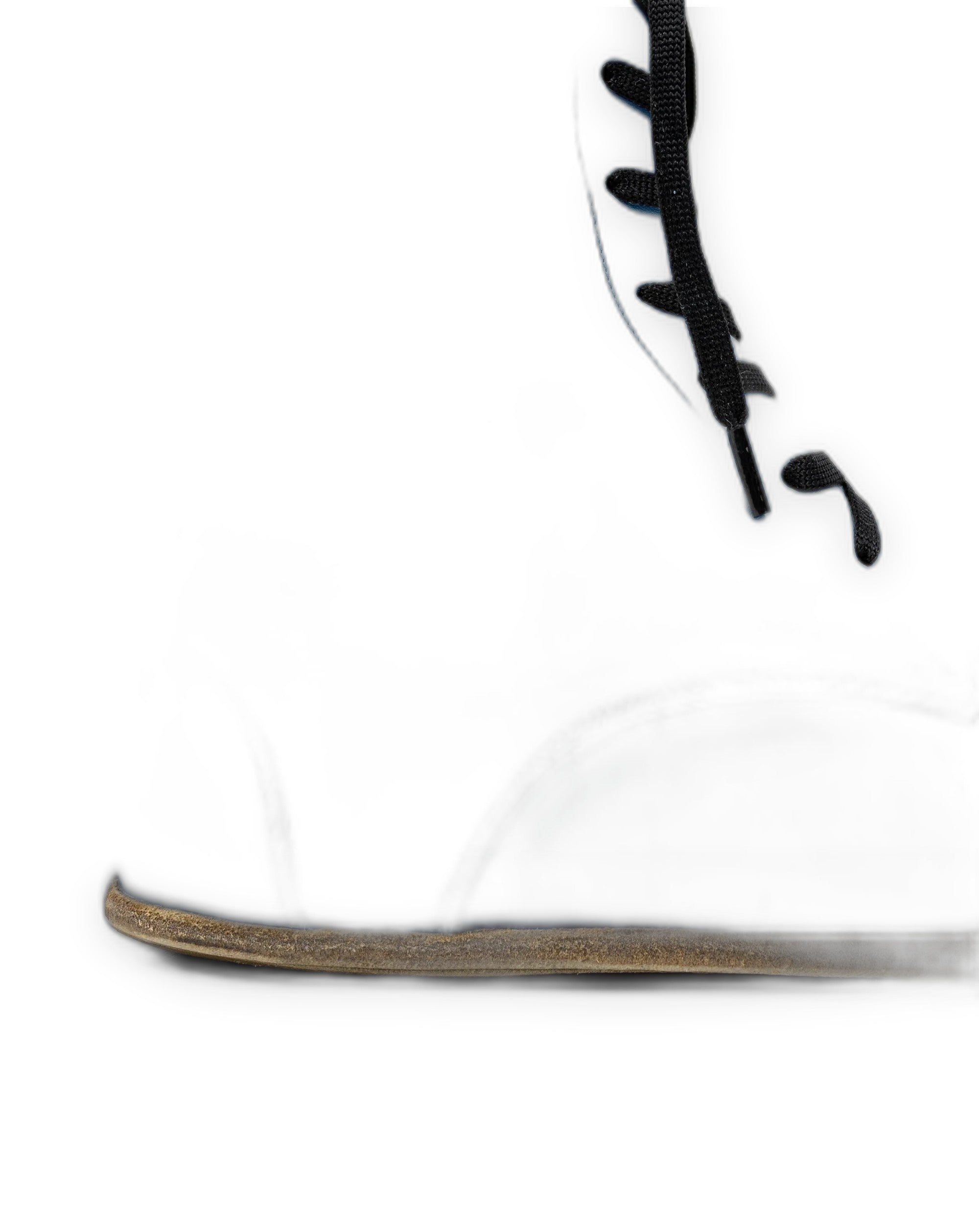 Top view Baby Blue Barefoot Boot - Handcrafted Calf Leather | Bespoky