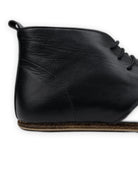 Side view Black Ankle Boots - Calf Leather Zero Drop | Bespoky