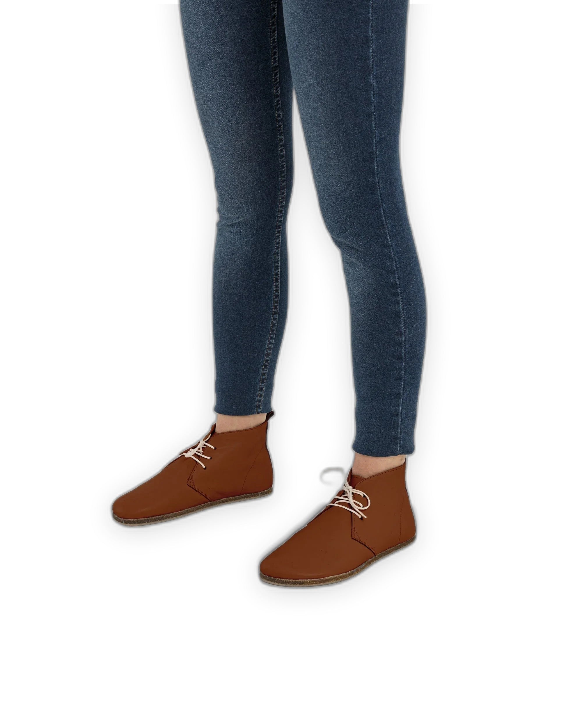Detail Dark Brown Ankle Boots - Handcrafted Calf Leather Turkey | Bespoky