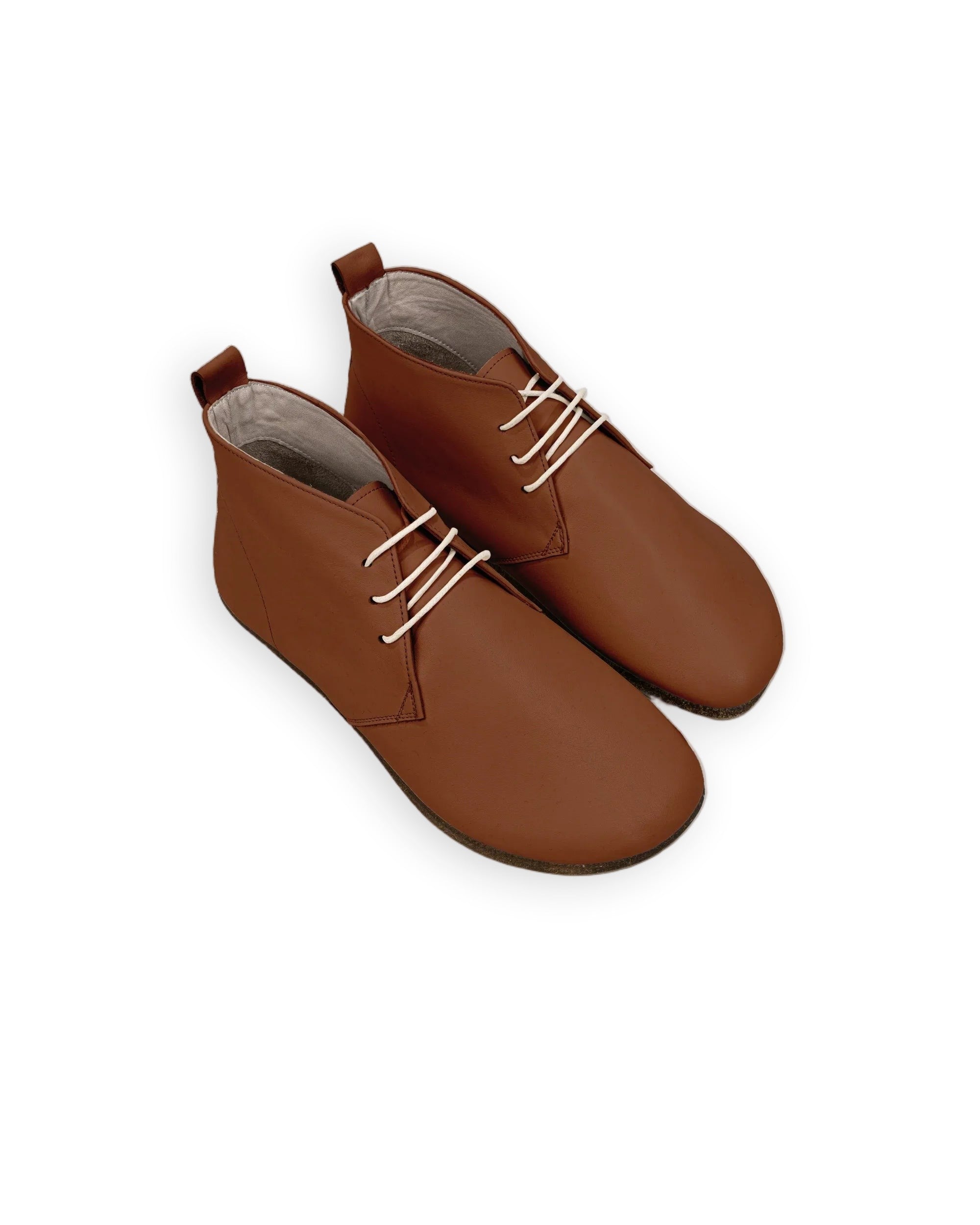 Women's Dark Brown Ankle Boots - Handcrafted Calf Leather Wide Toe Box | Bespoky