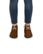 Detail Tan Ankle Boots - Handcrafted Calf Leather Turkey | Bespoky