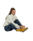 Sole detail Mustard Ankle Boots - Zero Drop Calf Leather | Bespoky