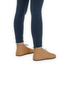 Back view Undyed Ankle Boots - Calf Leather Handcrafted | Bespoky