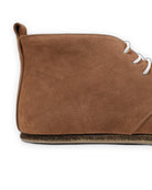 Detail Tan Nubuck Ankle Boots - Handcrafted Calf Leather Turkey | Bespoky