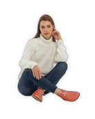Top view Pomegranate Ankle Boots - Handcrafted Calf Leather | Bespoky