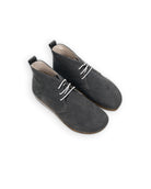 Women's Smoked Nubuck Ankle Boots - Handcrafted Calf Leather Wide Toe Box | Bespoky